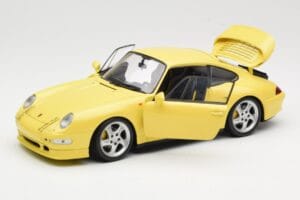 Porsche 911 993 Turbo S イエロー UT Models 1:18 27836 メタル - 画像 2/8