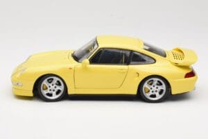 Porsche 911 993 Turbo S イエロー UT Models 1:18 27836 メタル - 画像 4/8