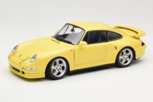 Porsche 911 993 Turbo S イエロー UT Models 1:18 27836 メタル