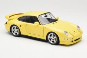 Porsche 911 993 Turbo S イエロー UT Models 1:18 27836 メタル - 画像 6/8