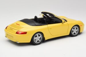 Porsche 911 996 カブリオレ スピードイエロー UT Models 1:18 27906 メタル - 画像 3/8