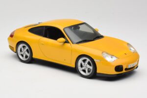 Porsche 911 996 Carrera 4S イエロー Maisto 1:18 WAP02101610 メタル - 画像 6/8