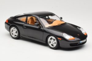 Porsche 911 996 Carrera ブラック Bburago 1:18 3385-M2 メタル - 画像 6/8