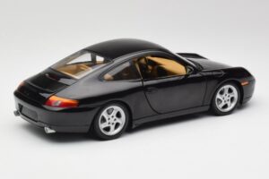 Porsche 911 996 Carrera ブラック Gate 1:18 1043 メタル - 画像 3/8