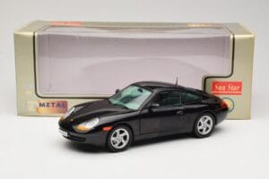 Porsche 911 996 Carrera ブラック Sun Star 1:18 1202 メタル - 画像 8/8