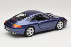 Porsche 911 996 Carrera ブルー Bburago 1:18 WAP02100897 メタル - 画像 3/8