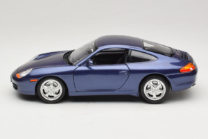 Porsche 911 996 Carrera ブルー Bburago 1:18 WAP02100897 メタル - 画像 4/8