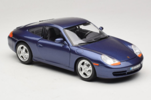 Porsche 911 996 Carrera ブルー Bburago 1:18 WAP02100897 メタル - 画像 6/8