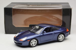 Porsche 911 996 Carrera ブルー Bburago 1:18 WAP02100897 メタル - 画像 8/8