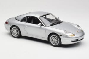 Porsche 911 996 Carrera カブリオレ シルバー Hot Wheels 1:18 213595 メタル - 画像 6/8