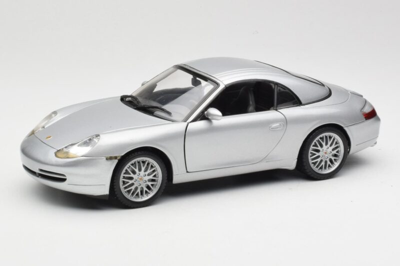 Porsche 911 996 Carrera カブリオレ シルバー Hot Wheels 1:18 213595 メタル