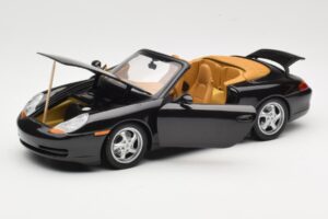 Porsche 911 996 Carrera カブリオレ ブラック UT Models 1:18 WAP02100997 メタル - 画像 2/8