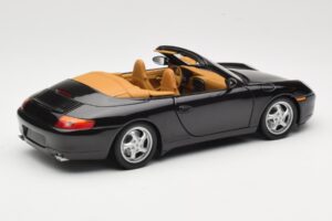Porsche 911 996 Carrera カブリオレ ブラック UT Models 1:18 WAP02100997 メタル - 画像 3/8