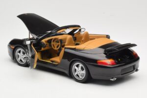Porsche 911 996 Carrera カブリオレ ブラック UT Models 1:18 WAP02100997 メタル - 画像 5/8
