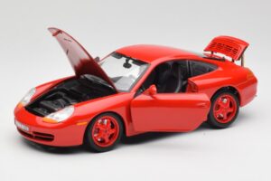 Porsche 911 996 Carrera レッド 限定版 Bburago 1:18 3385-M1 メタル - 画像 2/8