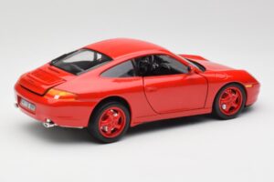 Porsche 911 996 Carrera レッド 限定版 Bburago 1:18 3385-M1 メタル - 画像 3/8