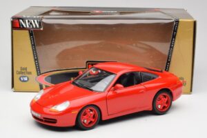 Porsche 911 996 Carrera レッド 限定版 Bburago 1:18 3385-M1 メタル - 画像 8/8