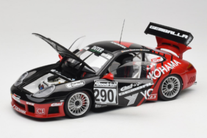 Porsche 911 996 GT3 RS #290 N. Bartels / H. Jacksties / F. Lorenzo Yokohama 24 Hours of Nurburgring 2003 AUTOart 1:18 80372 メ - 画像 2/8