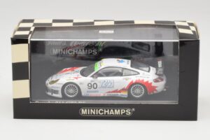 Porsche 911 996 GT3 RS #90 T2M J. Ickx / P. Rabineau 1000km Spa 2004 Minichamps 1:43 400046980 メタル - 画像 4/4