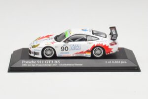 Porsche 911 996 GT3 RS #90 T2M J. Ickx / P. Rabineau 1000km Spa 2004 Minichamps 1:43 400046980 メタル