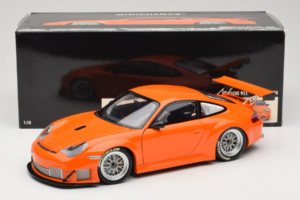 Porsche 911 996 GT3 RSR オレンジ ALMS 2004 Minichamps 1:18 100046402 メタル - 画像 8/8
