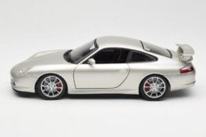 Porsche 911 996 GT3 シルバー Hot Wheels 1:18 C2590 メタル - 画像 4/8