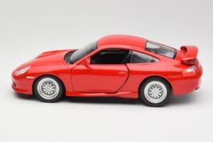 Porsche 911 996 GT3 Strasse レッド Bburago 1:18 30395 メタル - 画像 4/8