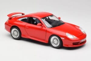 Porsche 911 996 GT3 Strasse レッド Bburago 1:18 30395 メタル - 画像 6/8