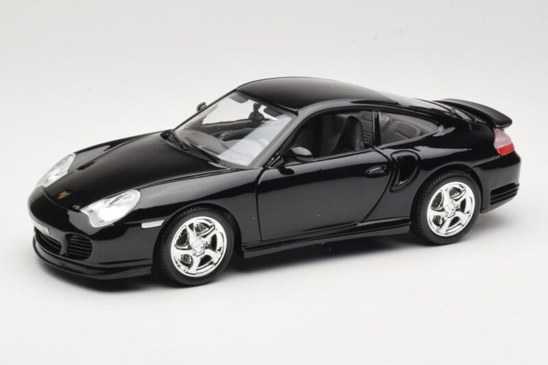Porsche 911 996 Turbo ブラック Bburago 1:18 18-12030 メタル