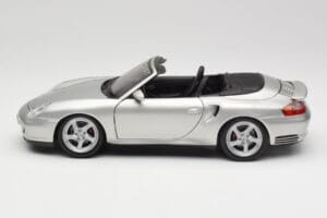 Porsche 911 996 Turbo カブリオレ シルバー Maisto 1:18 31660 メタル - 画像 4/8