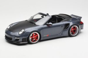 Porsche 911 997 カブリオレ Liberty Walk グレー GT Spirit 1:18 GT463 レジン