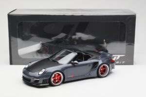 Porsche 911 997 カブリオレ Liberty Walk グレー GT Spirit 1:18 GT463 レジン - 画像 6/6