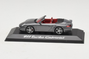 Porsche 911 997 Turbo Cabriolet Grey Metallic Minichamps 1:43 WAP02015216 メタル