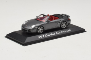 Porsche 911 997 Turbo Cabriolet Grey Metallic Minichamps 1:43 WAP02015218 メタル - 画像 2/4