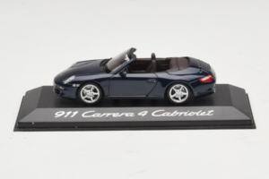 Porsche 911 997 Carrera 4 カブリオレ ダークブルー Minichamps 1:43 WAP02015216-P1 メタル