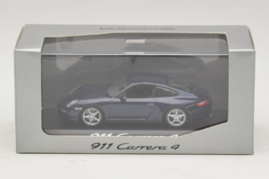 Porsche 911 997 Carrera 4 Dark Blue Metallic Minichamps 1:43 WAP02010016 メタル - 画像 3/3