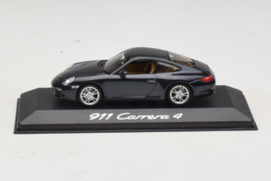Porsche 911 997 Carrera 4 Dark Blue Metallic Minichamps 1:43 WAP02001518 メタル