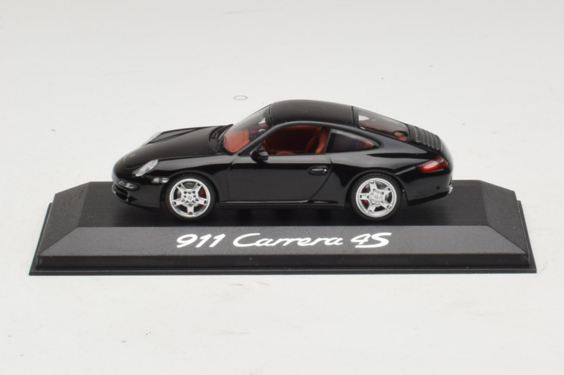 Porsche 911 997 Carrera 4S ブラック Minichamps 1:43 WAP02010116 メタル