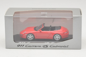 Porsche 911 997 Carrera 4S カブリオレ レッド Minichamps 1:43 WAP02015316 メタル - 画像 4/5