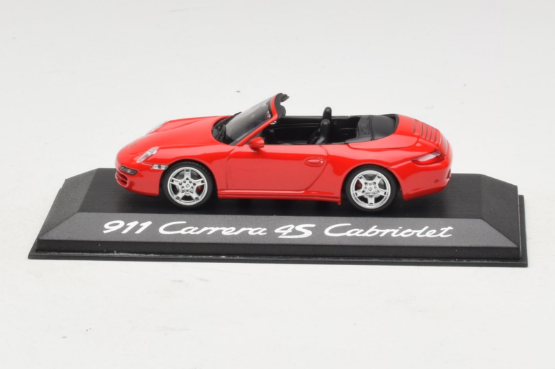 Porsche 911 997 Carrera 4S カブリオレ レッド Minichamps 1:43 WAP02015316 メタル