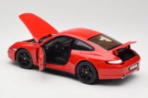 Porsche 911 997 Carrera 4S レッド Norev 1:18 187510 メタル - 画像 5/8