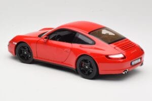 Porsche 911 997 Carrera 4S レッド Norev 1:18 187510 メタル - 画像 7/8