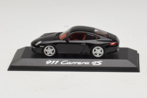 Porsche 911 997 Carrera 4S ダークブルー Minichamps 1:43 WAP02011615 メタル