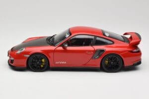 Porsche 911 997 GT2 RS レッド ブラックホイール Minichamps 1:18 100069407 メタル - 画像 4/8