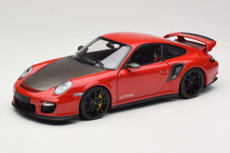 Porsche 911 997 GT2 RS レッド ブラックホイール Minichamps 1:18 100069407 メタル