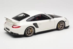 Porsche 911 997 GT2 RS ホワイト Minichamps 1:18 100069400 メタル - 画像 3/8