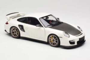 Porsche 911 997 GT2 RS ホワイト Minichamps 1:18 100069400 メタル - 画像 6/8