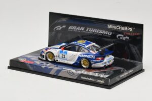 Porsche 911 997 GT3 #23 24 Hours Nurburgring 2008 Minichamps 1:43 437086823 メタル - 画像 3/4