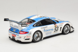 Porsche 911 997 GT3 R #53 Muhlner Motorsport P-Y. Vannelet / U. Peyroles Class Winners 24 Hours of Spa 2010 Minichamps 1:18 1 - 画像 2/6