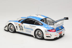 Porsche 911 997 GT3 R #53 Muhlner Motorsport P-Y. Vannelet / U. Peyroles Class Winners 24 Hours of Spa 2010 Minichamps 1:18 1 - 画像 5/6